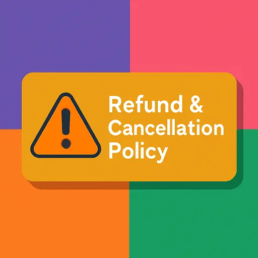 Refund & Cancellation Policy – Digital Seva by SKJEE UPI payment, refund and cancellation rules banner